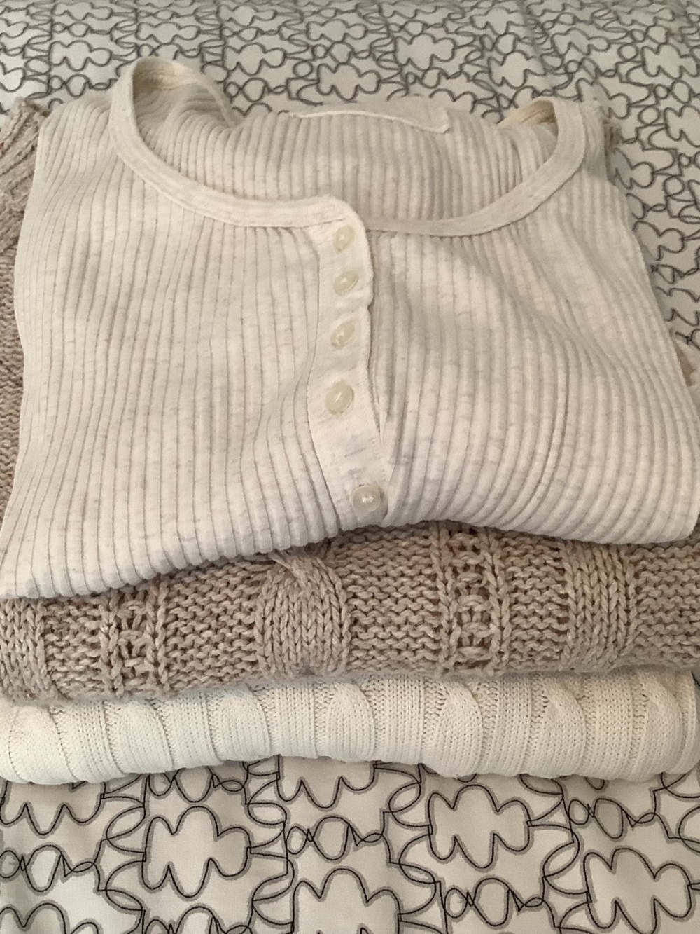 Neutral Cotton Sweater Bundle